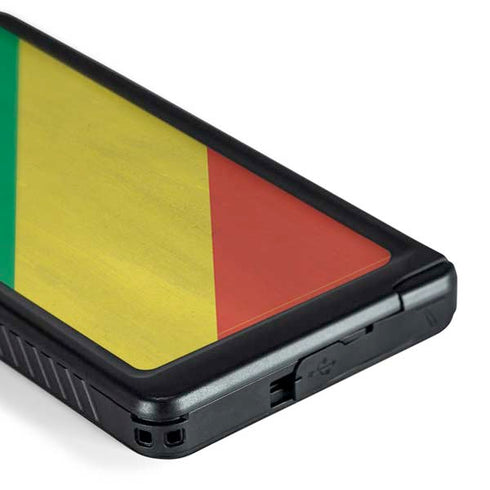 Republic of the Congo Flag Distressed Galaxy S24 Ultra Waterproof Case